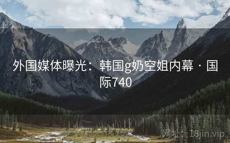 外国媒体曝光：韩国g奶空姐内幕 · 国际740